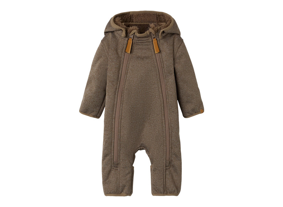 Lil' Atelier Loro Loose Suit Shitake Melange