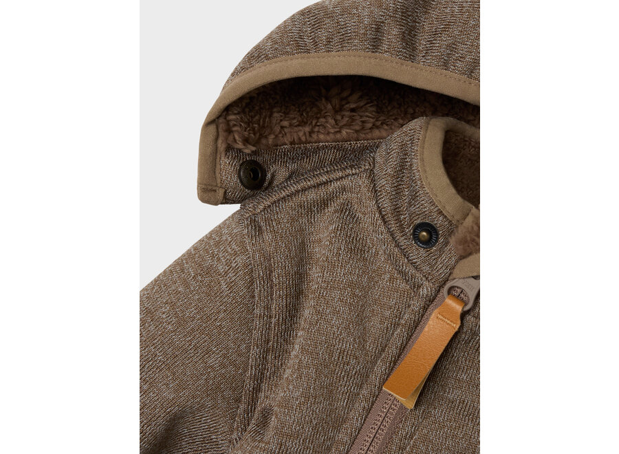 Lil' Atelier Loro Loose Suit Shitake Melange