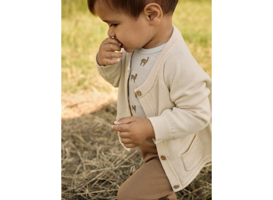 Lil Atelier Noel Nor wool body grey dawn lama