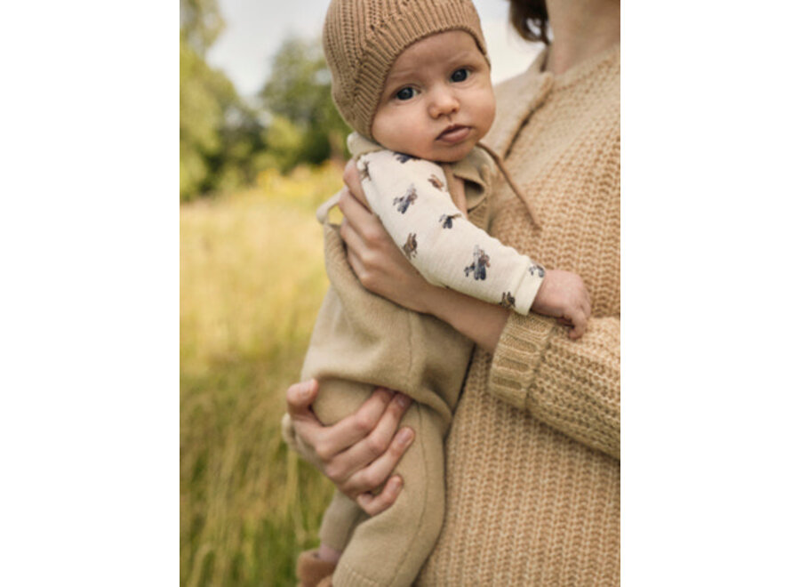 Lil Atelier Nalu wool body turtledove aviator