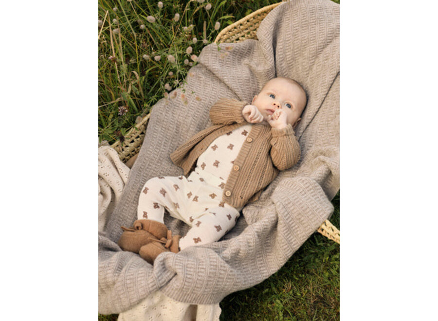 Lil Atelier Nalu wool legging turtledove melange