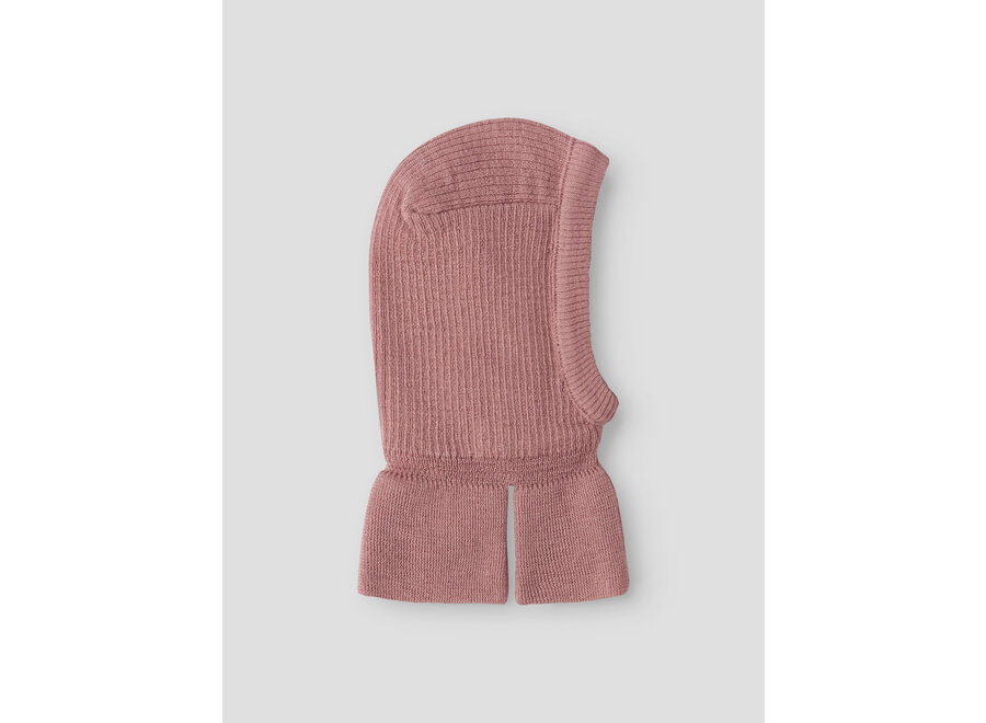 Lil' Atelier Nanson Knit Balaclava Misty Rose