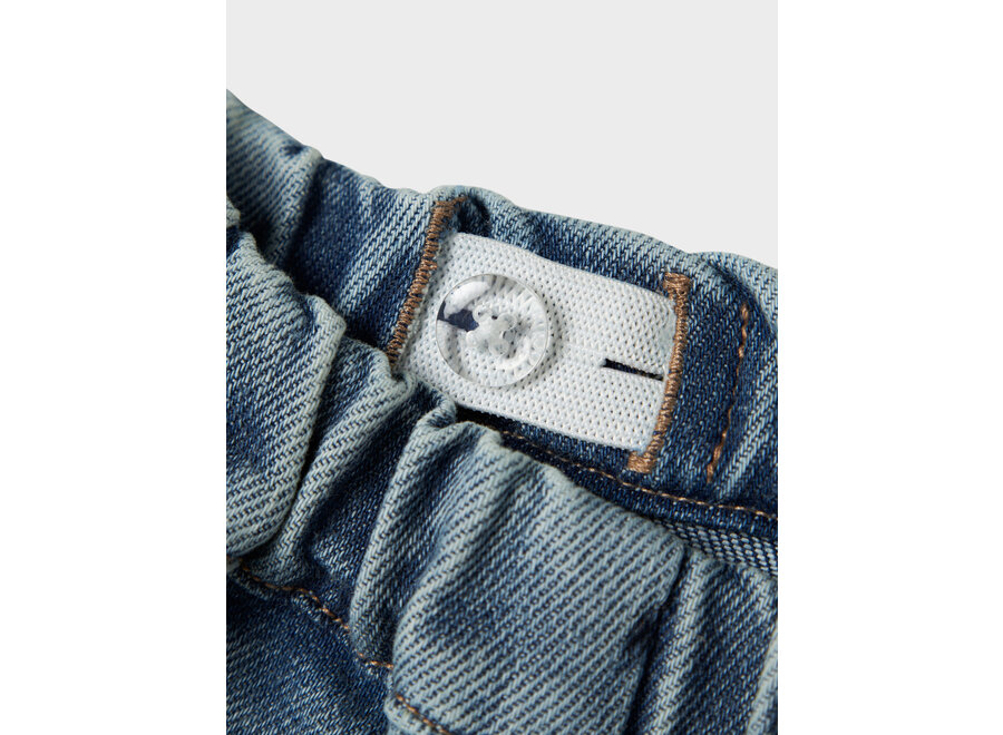 Lil' Atelier Darlee Baggy Jeans Medium Blue Denim