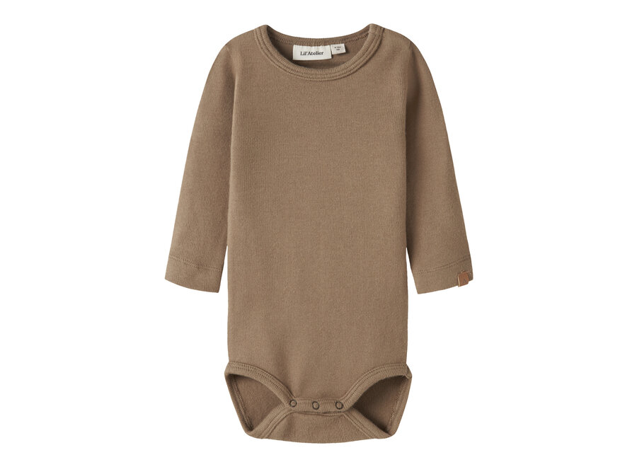 Lil' Atelier Thoro Leo Ls Slim Body Sepia Tint