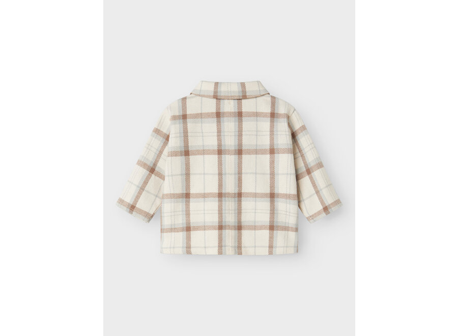 Lil' Atelier Otis Ls Loose Shirt Jacket Turtledove