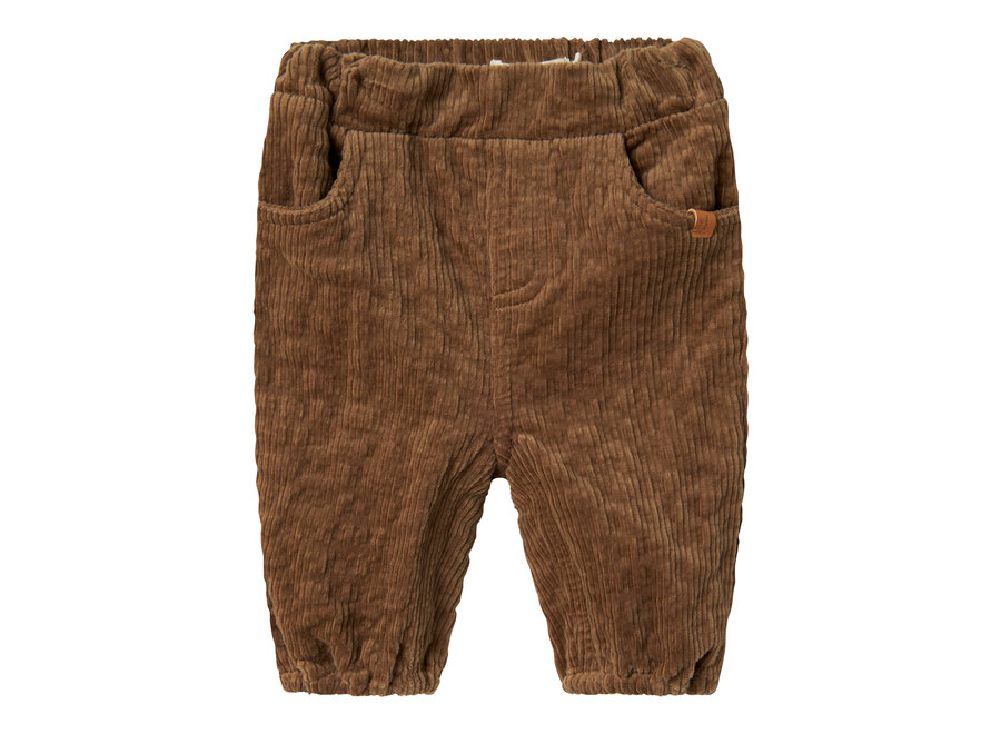 Lil' Atelier Osmund Loose Cord Pant Sepia Tint