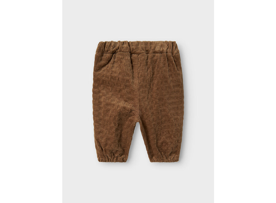 Lil' Atelier Osmund Loose Cord Pant Sepia Tint