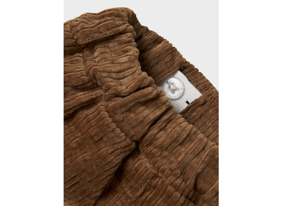 Lil' Atelier Osmund Loose Cord Pant Sepia Tint