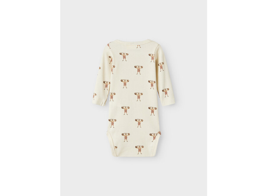 Lil' Atelier Lavo Enk Ls Slim Body Turtledove Strong Man