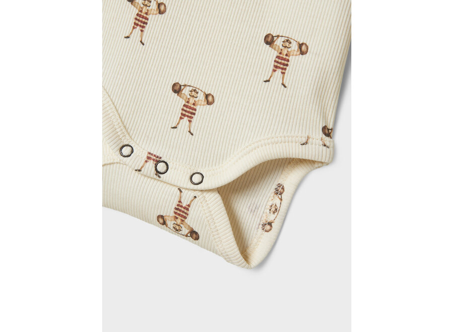 Lil' Atelier Lavo Enk Ls Slim Body Turtledove Strong Man