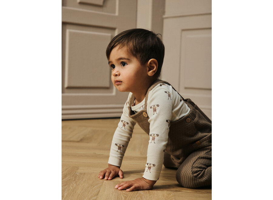 Lil' Atelier Lavo Enk Ls Slim Body Turtledove Strong Man