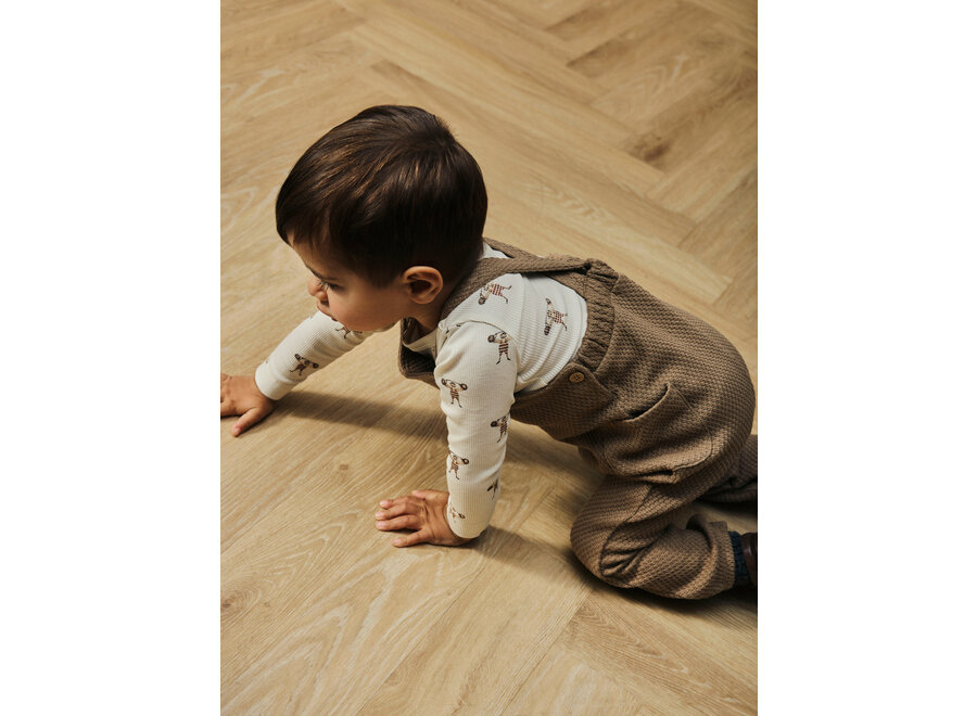 Lil' Atelier Ilondon Ruk Sweat Overall Sepia Tint