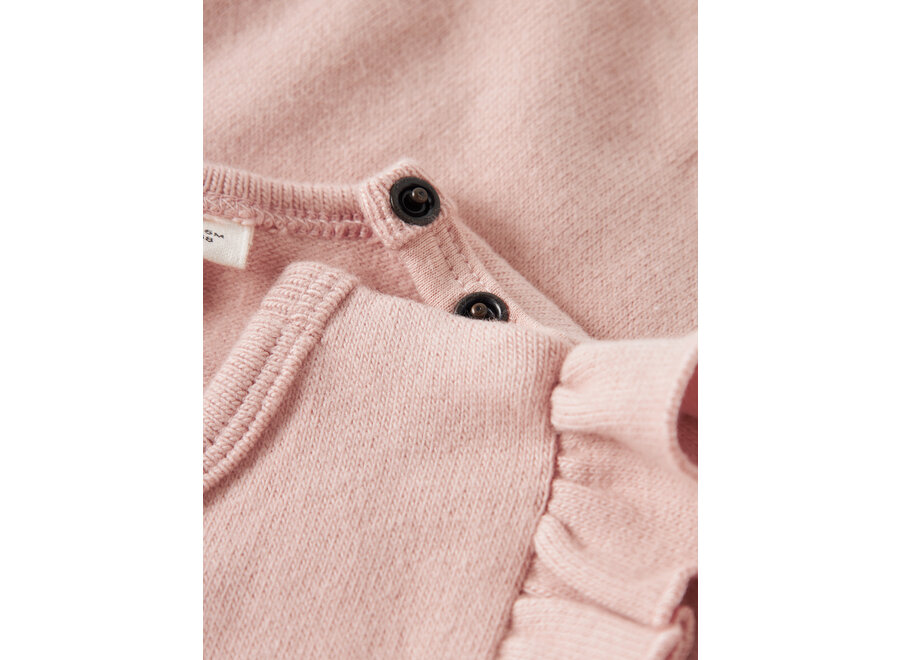 Lil' Atelier Thora Hyk Ls Slim Top Cameo Rose