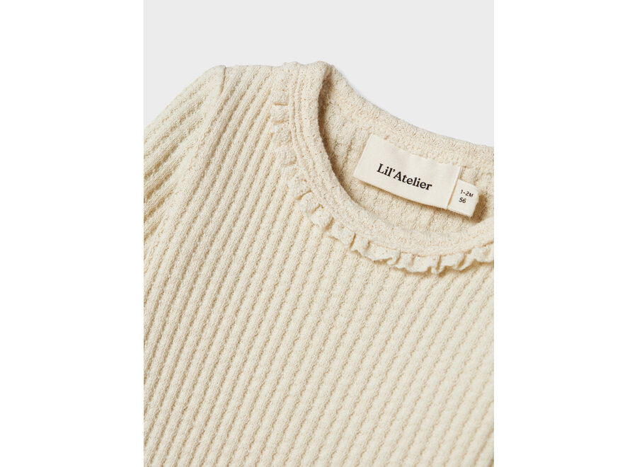 Lil' Atelier Osanne Ls Slim Body Turtledove