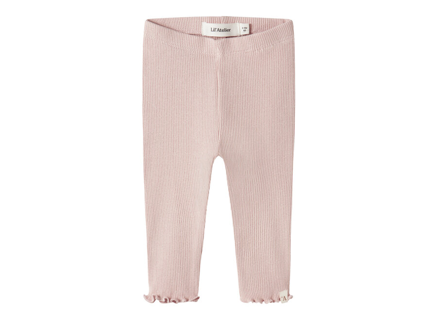 Lil' Atelier Nora Slim Legging Cameo Rose