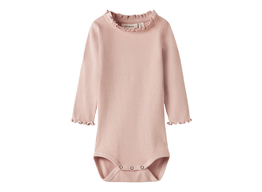 Lil' Atelier Nora Ls Slim Body Cameo Rose