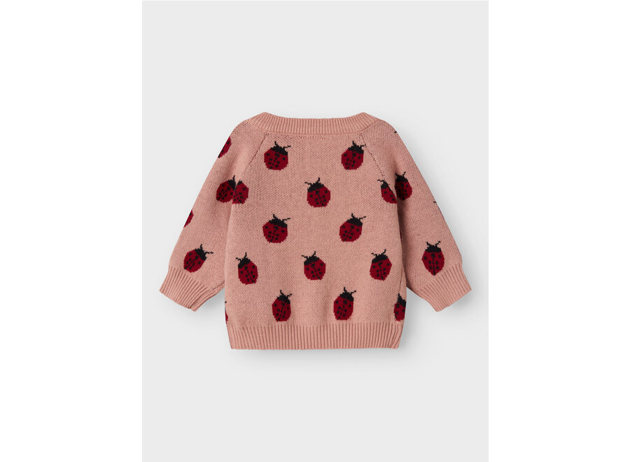 Lil' Atelier Lulio Knit Card Noos Misty Rose