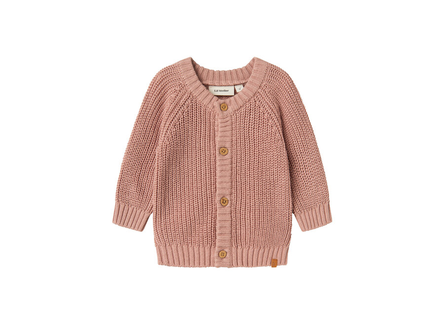 Lil' Atelier Lamai Ls Knit Card Pastel Parchment