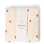 Studio Noos Swaddle Large hearts Beige