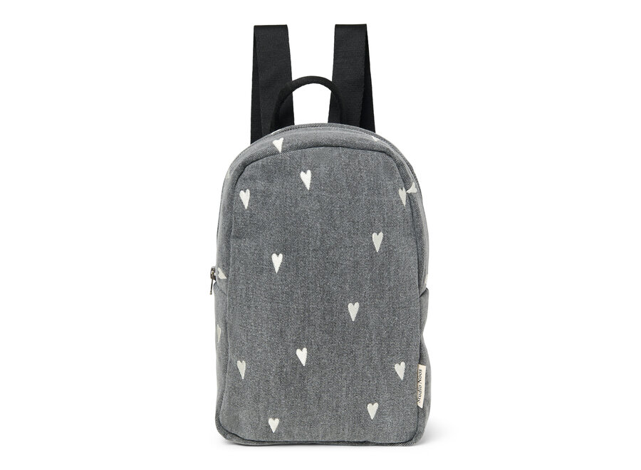 Studio Noos mini backpack denim hearts
