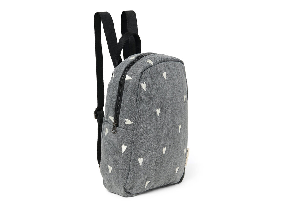 Studio Noos mini backpack denim hearts