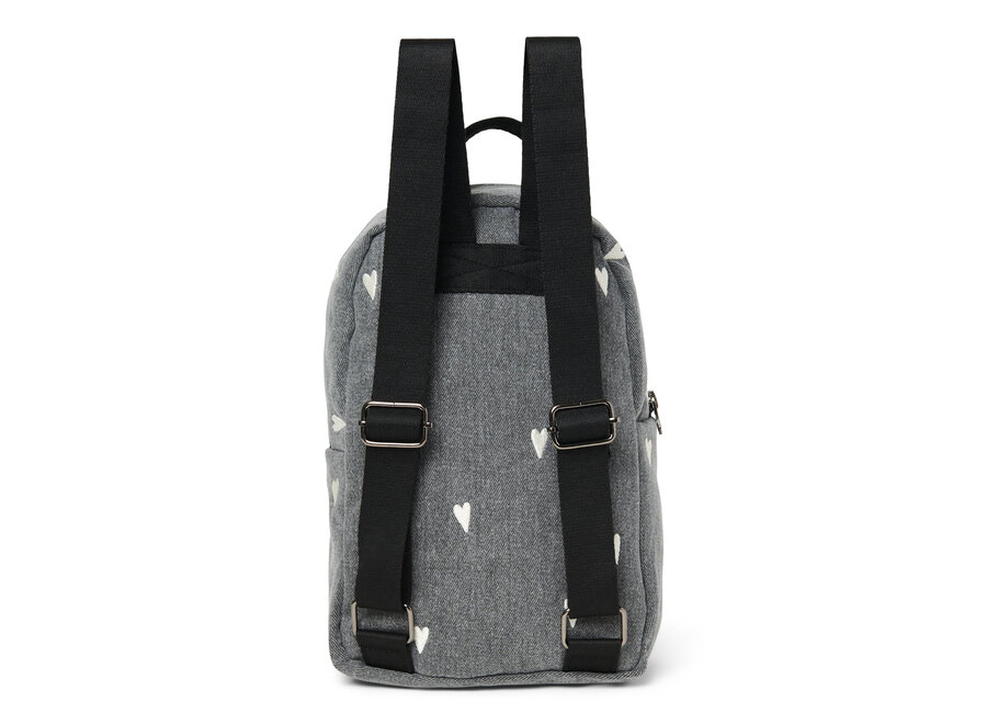 Studio Noos mini backpack denim hearts