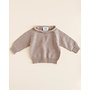 Hvid Sweater Georgette Sand