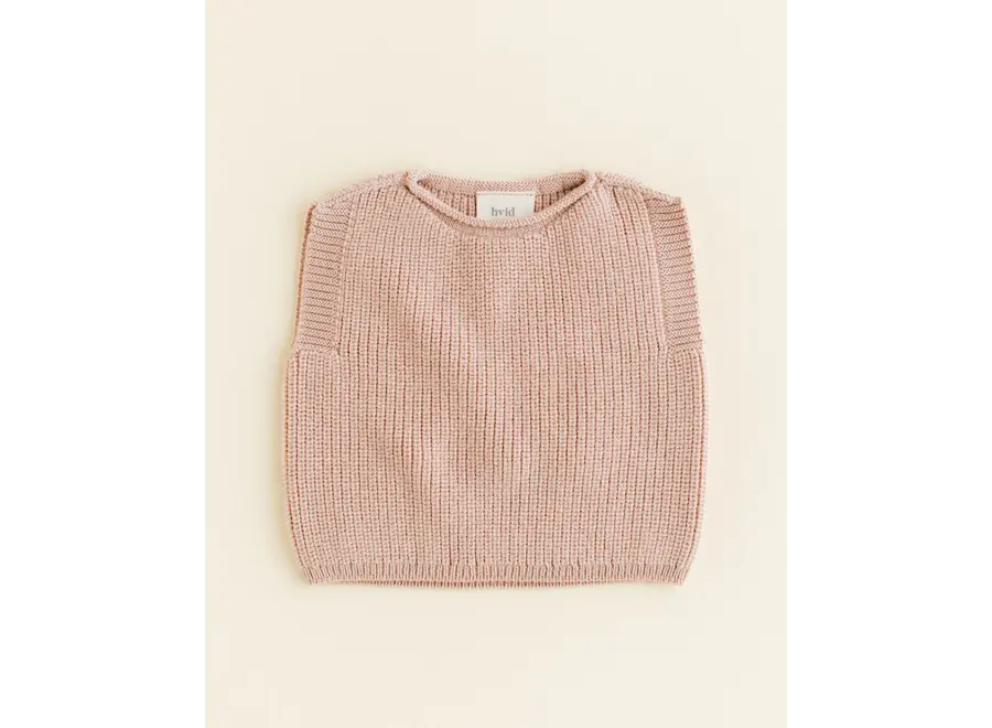 Hvid Harvey vest apricot