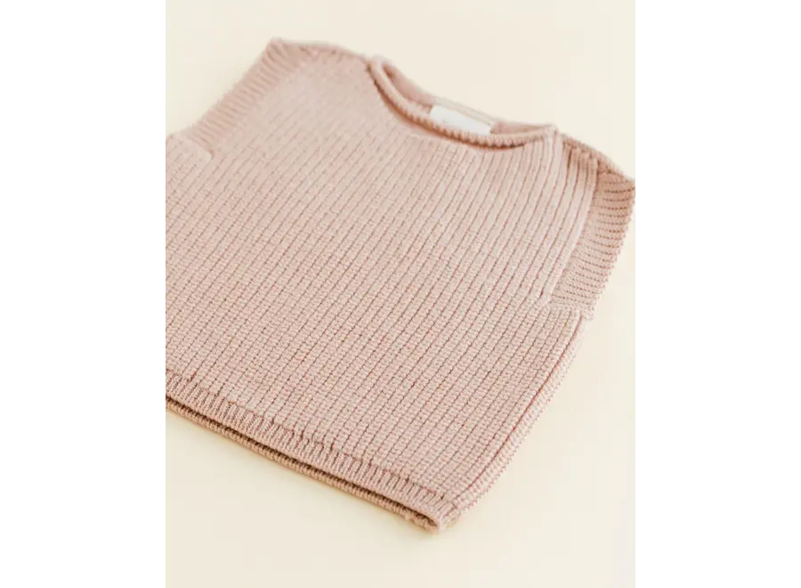 Hvid Harvey vest apricot