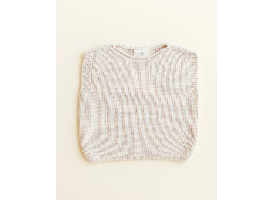 Hvid Harvey vest cream