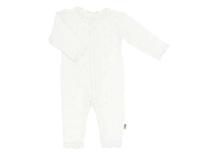 Joha Jumpsuit pointelle Wol/zijde Creme