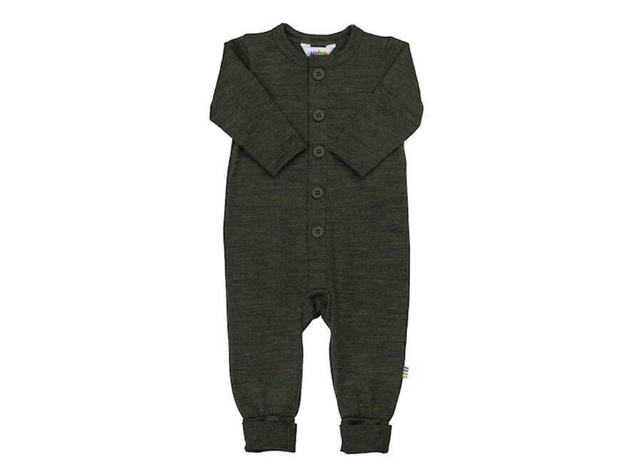 Joha wol zijden nightsuit moss green