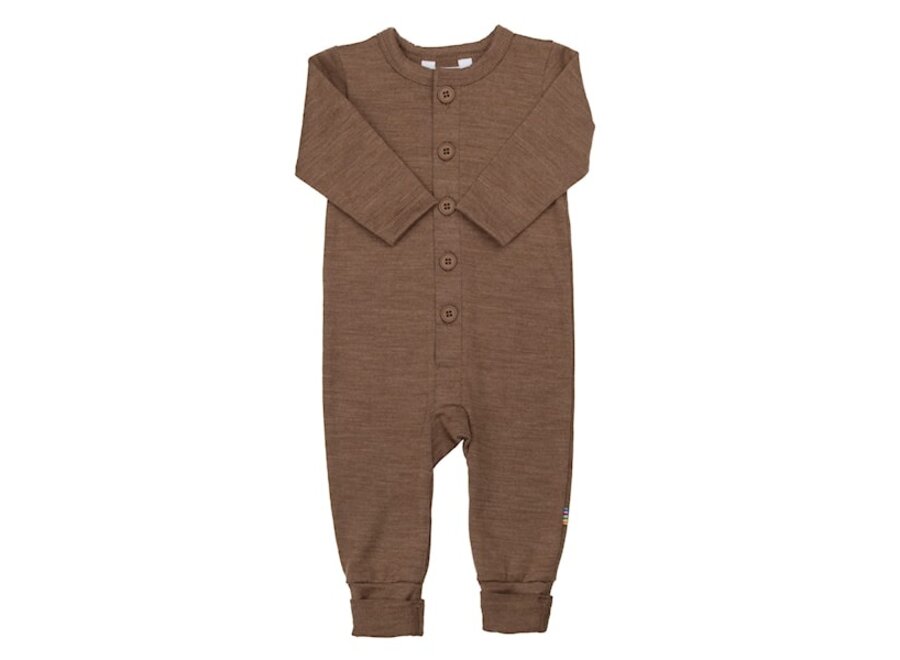 Joha wol zijden nightsuit warm brown