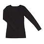 Joha wollen Longsleeve v-hals Black