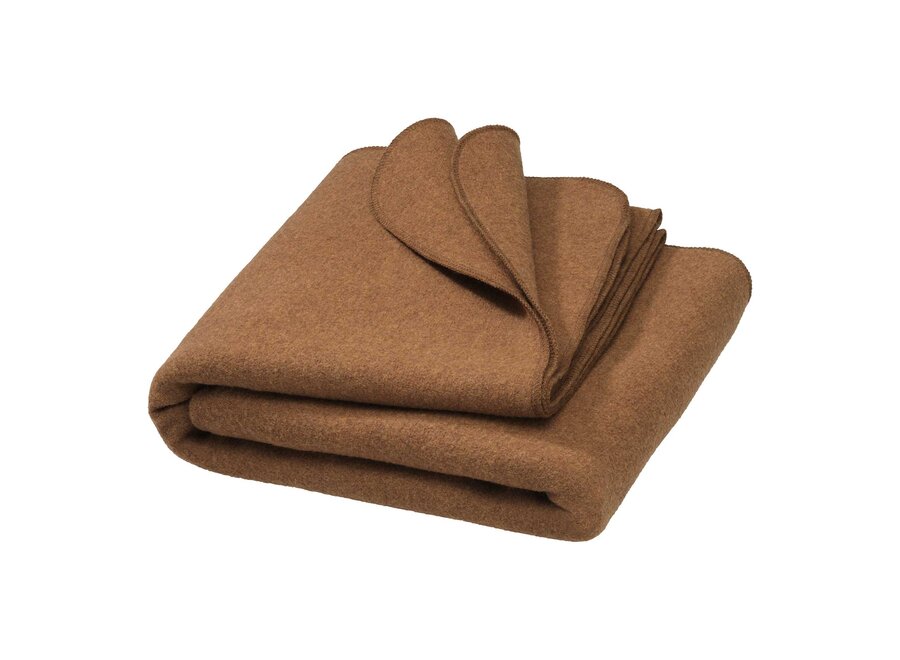Disana Deken gekookt wol Hazelnut 100 x 135