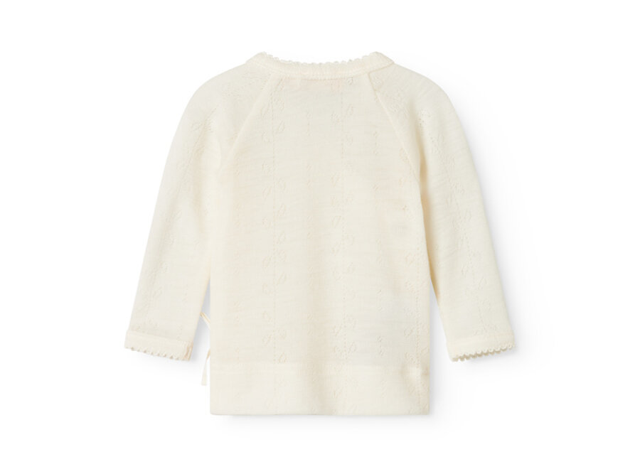 MarMar Tut wool point wikkelvestje Naturel