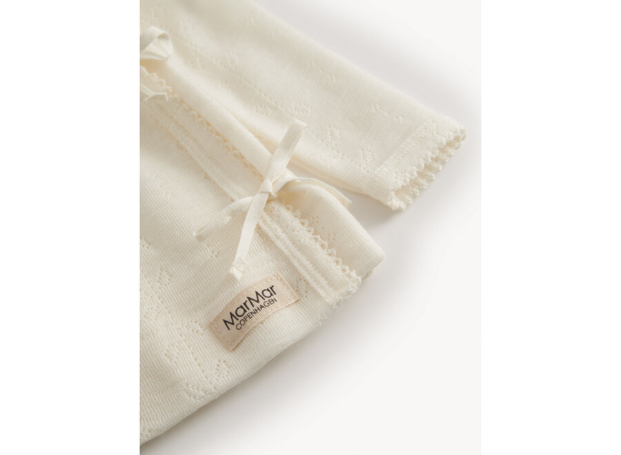 MarMar Tut wool point wikkelvestje Naturel
