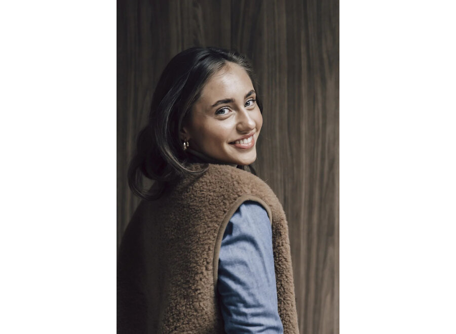 Alwero Vest Tyb teddy brown