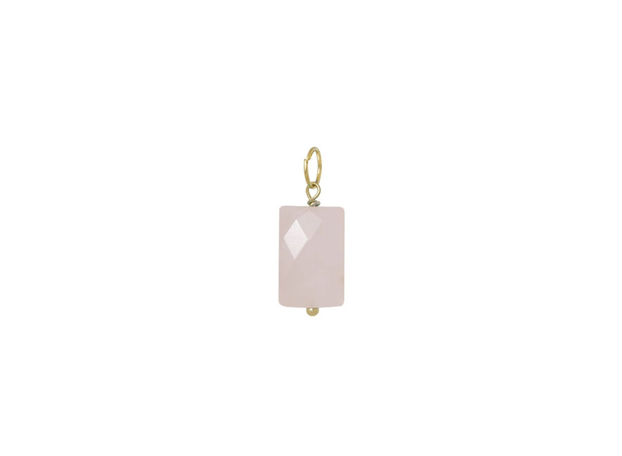 Nola-Charm-roze quartz facet