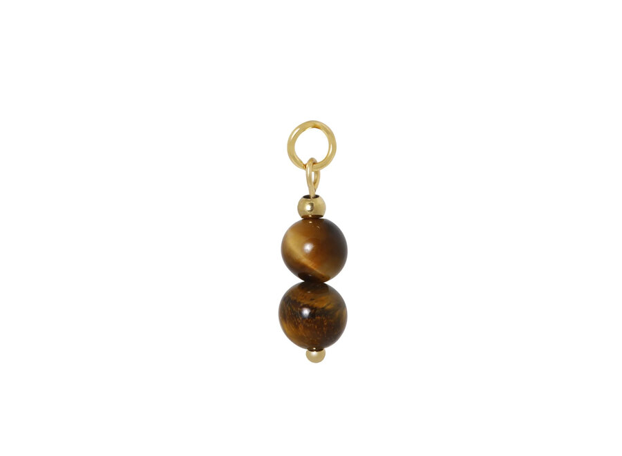 Nola-Charm-tyger eye beads