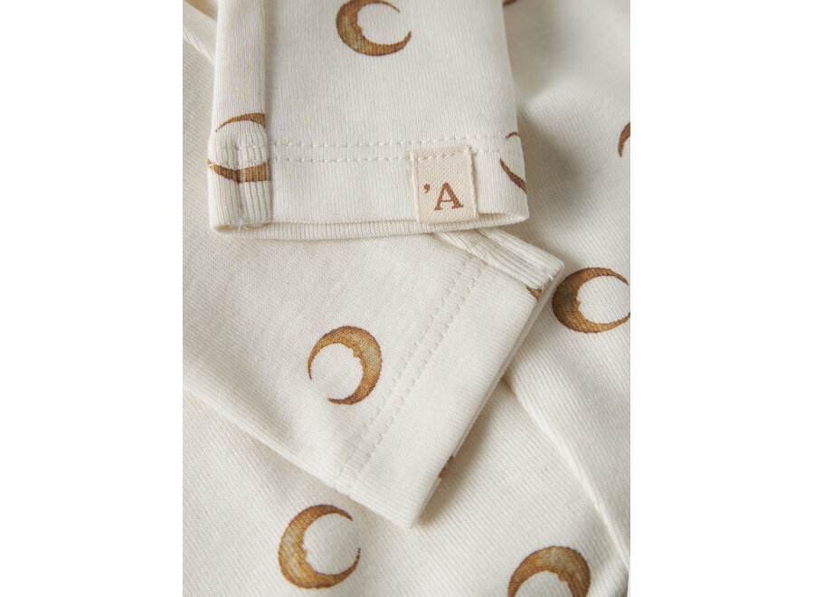 Lil' Atelier Layo Kim Slim Leggings Lil Noos Coconut Milk Moon