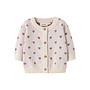Lil' Atelier Saran Knit Card Heart Turtledove Sepia Tint