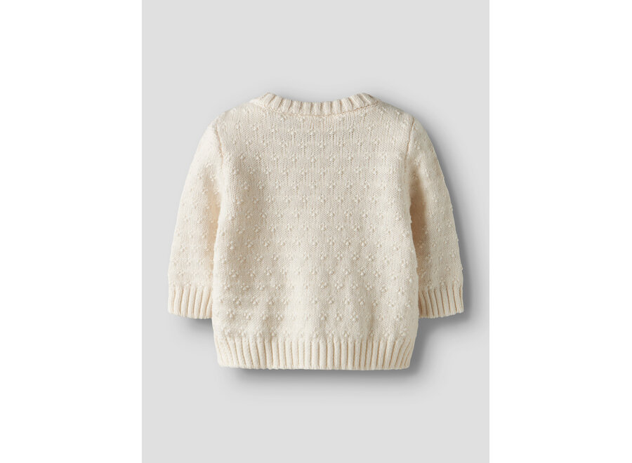 Lil' Atelier Rosanne Knit Card Turtledove