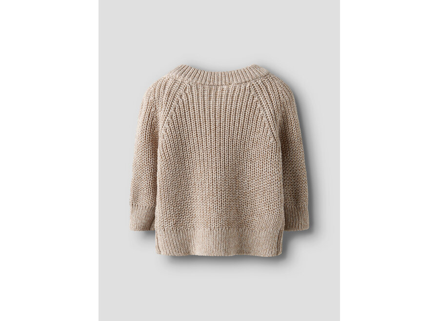 Lil' Atelier Rokko Knit Oxford Tan Melange