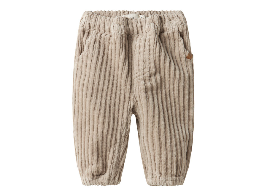 Lil' Atelier Raul Cord Pant Oxford Tan