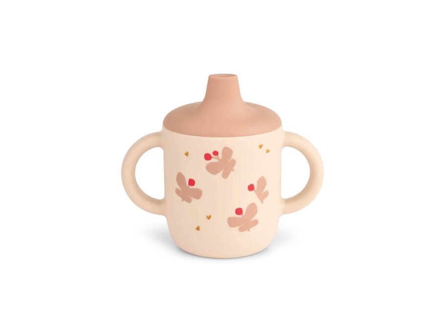 Liewood Neil Sippy Cup Butterfly / Apple blossom