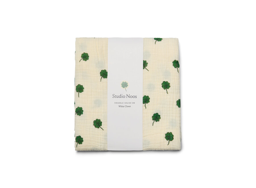Studio Noos Swaddle Large clover ecru