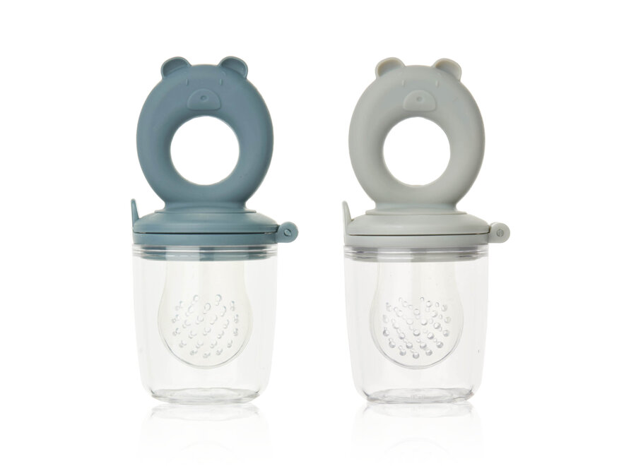 Liewood Miranda Food feeder Whale/Dove blue