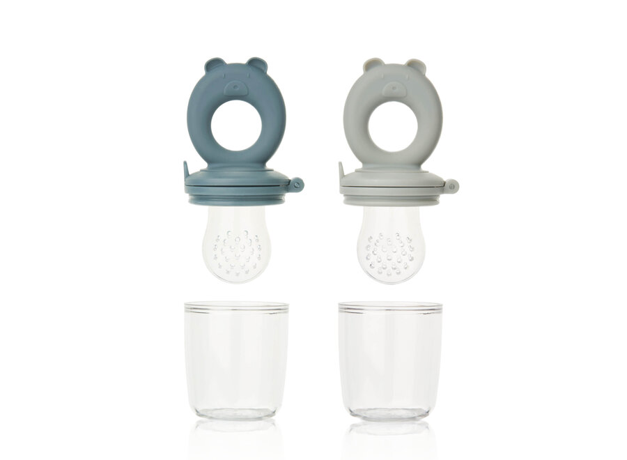 Liewood Miranda Food feeder Whale/Dove blue