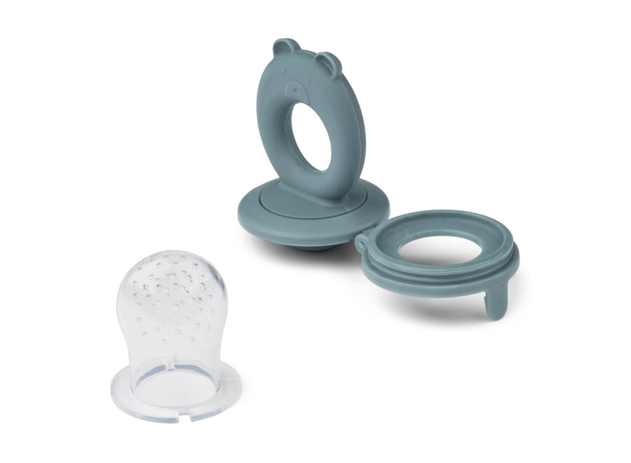 Liewood Miranda Food feeder Whale/Dove blue